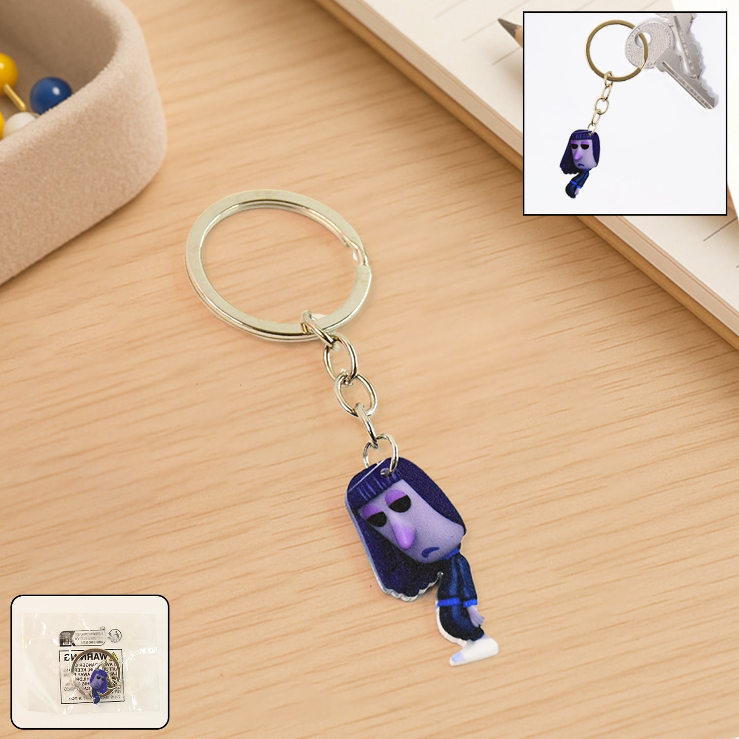 Big Size Cartoon-themed Character Keychain (1 Pc) Big Size Cartoon-themed Character Keychain (1 Pc)